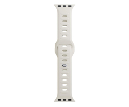 Pasek i akcesoria do zegarków 3MK Silicone Watch Strap do Apple Watch 40/41/42 mm Nude